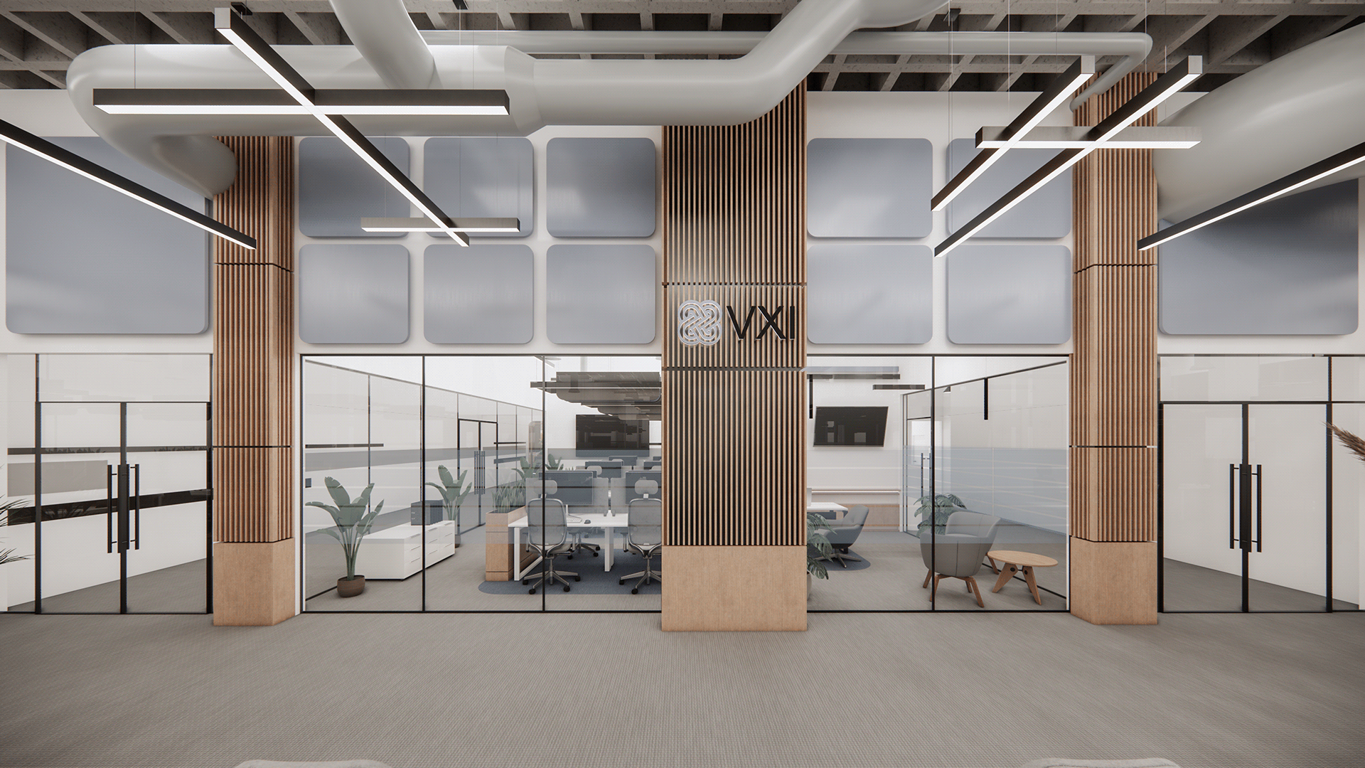 联合办公，Modern-Industrial Office Design-34