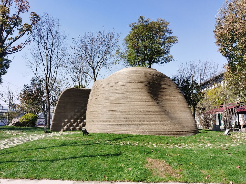 机器人3D打印混凝土书屋丨中国上海丨清华大学建筑学院徐卫国教授团队-5