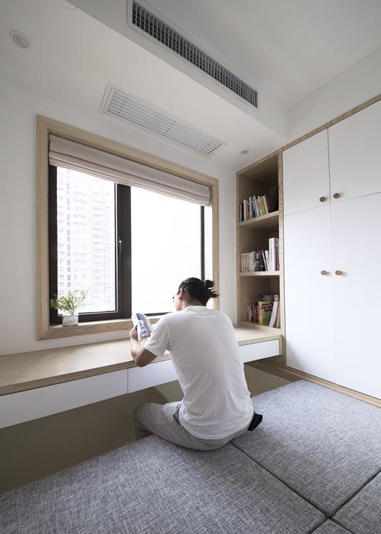 117㎡日北欧风二胎家庭住宅,餐厨空间扩大,儿童房增设高低床-28