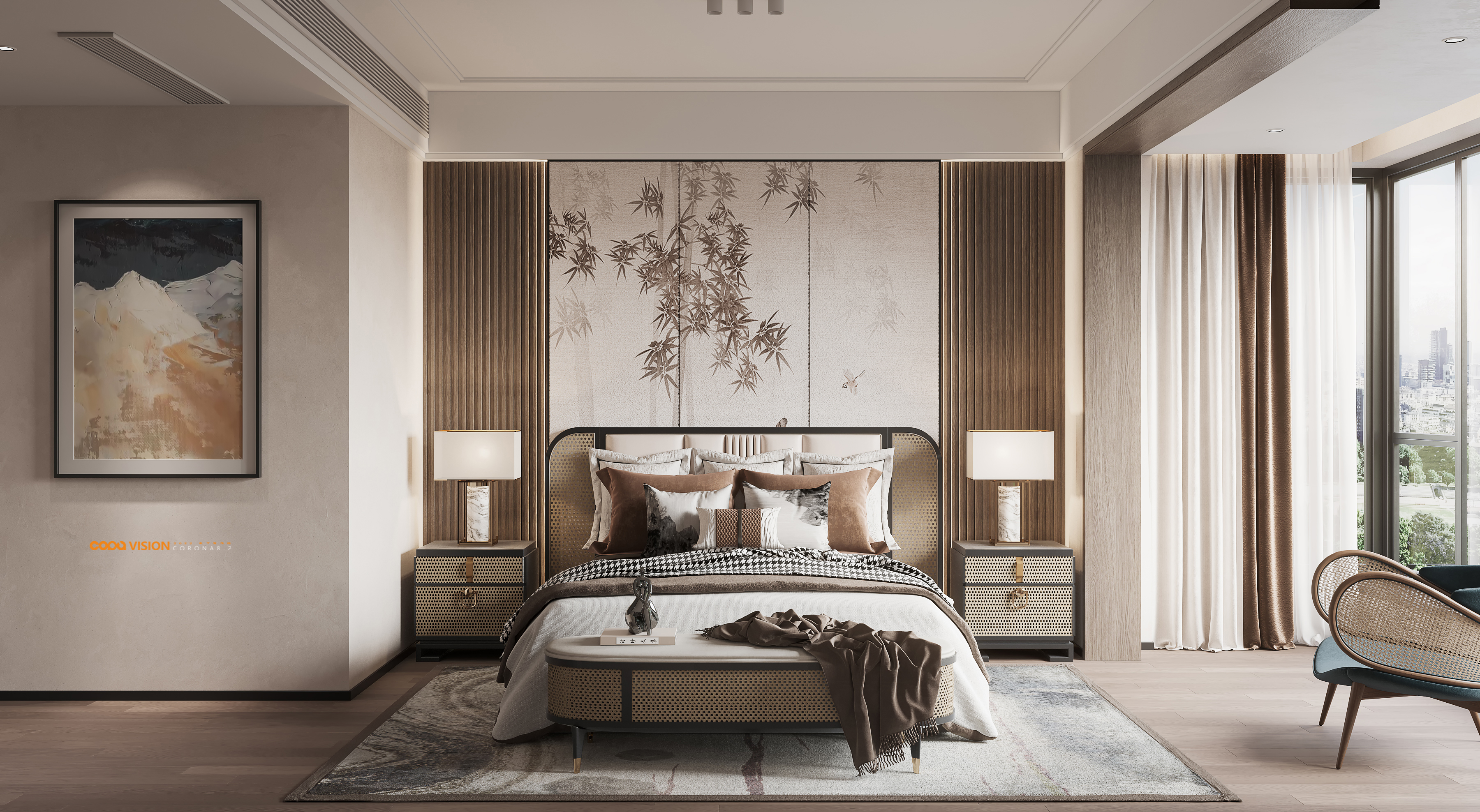 靠背视觉 2022 年中下旬家装效果图表现作品-25