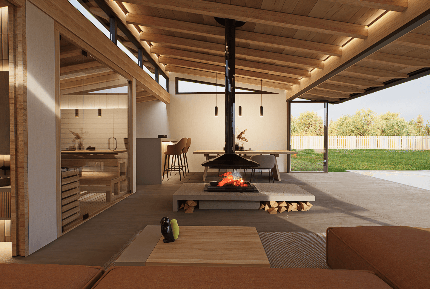 40 m² Relax House | Minimal Wooden Retreat-28