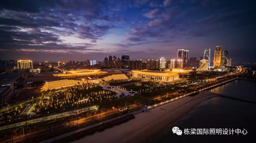 厦门国际会展中心夜景照明设计 | 再续金色辉煌-22
