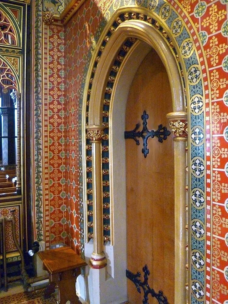 Пьюджин, английская неоготика – 40 фото интерьеров -100