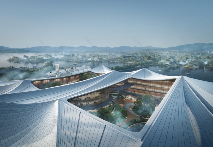 武汉湖光序曲城市度假酒店丨中国武汉丨维思平建筑设计-21