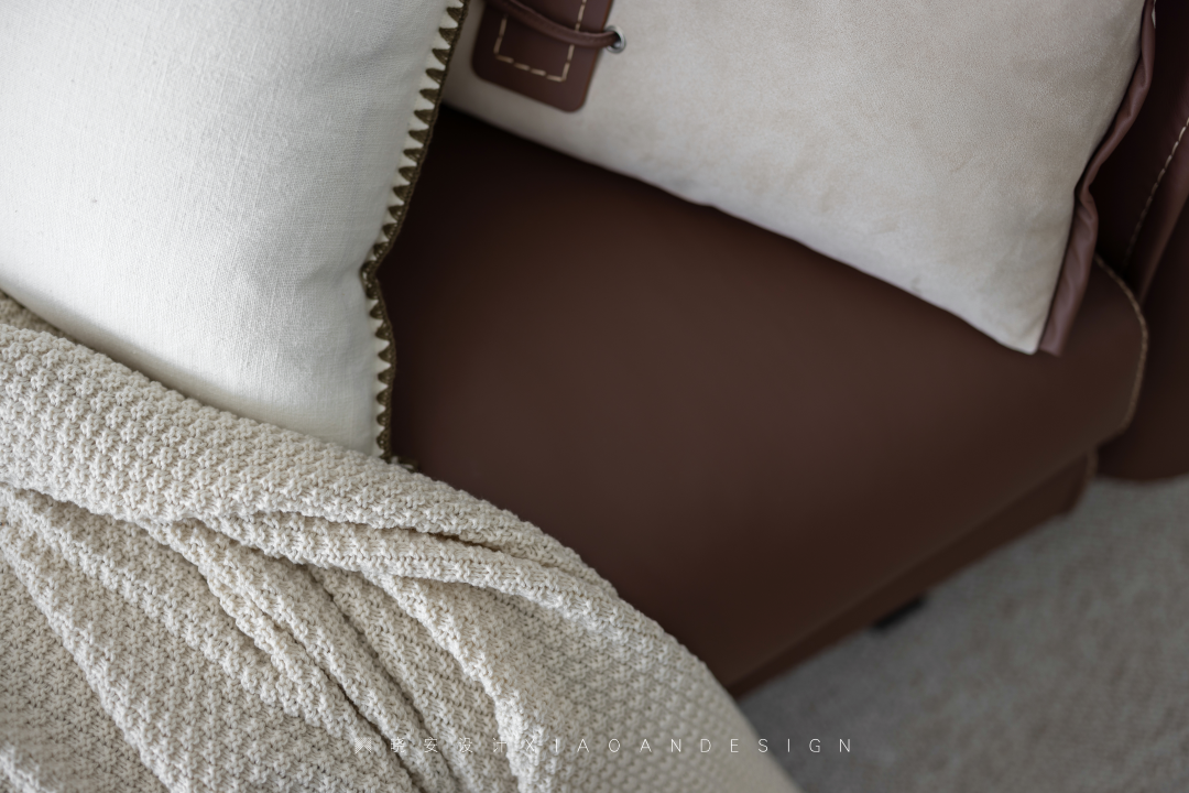 复古蓝红拼接法式美居丨晓安设计-28