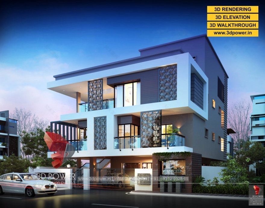 3d bungalow designs best architectural rendering services-8