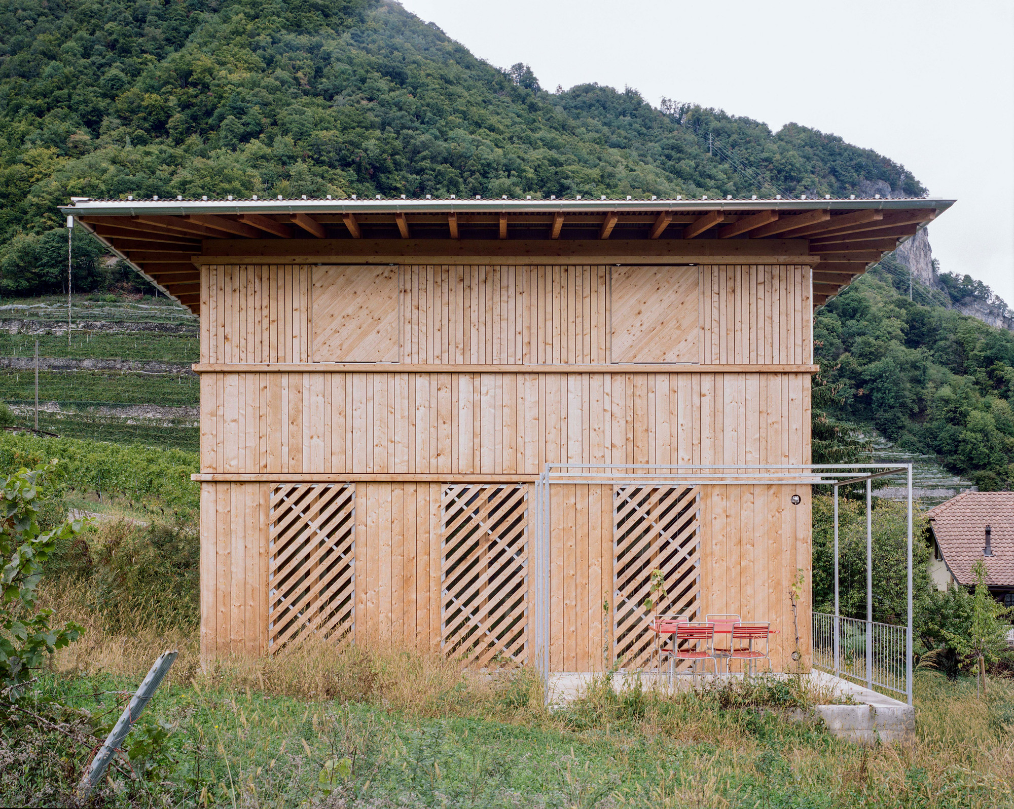 葡萄园中的房子丨瑞士-11