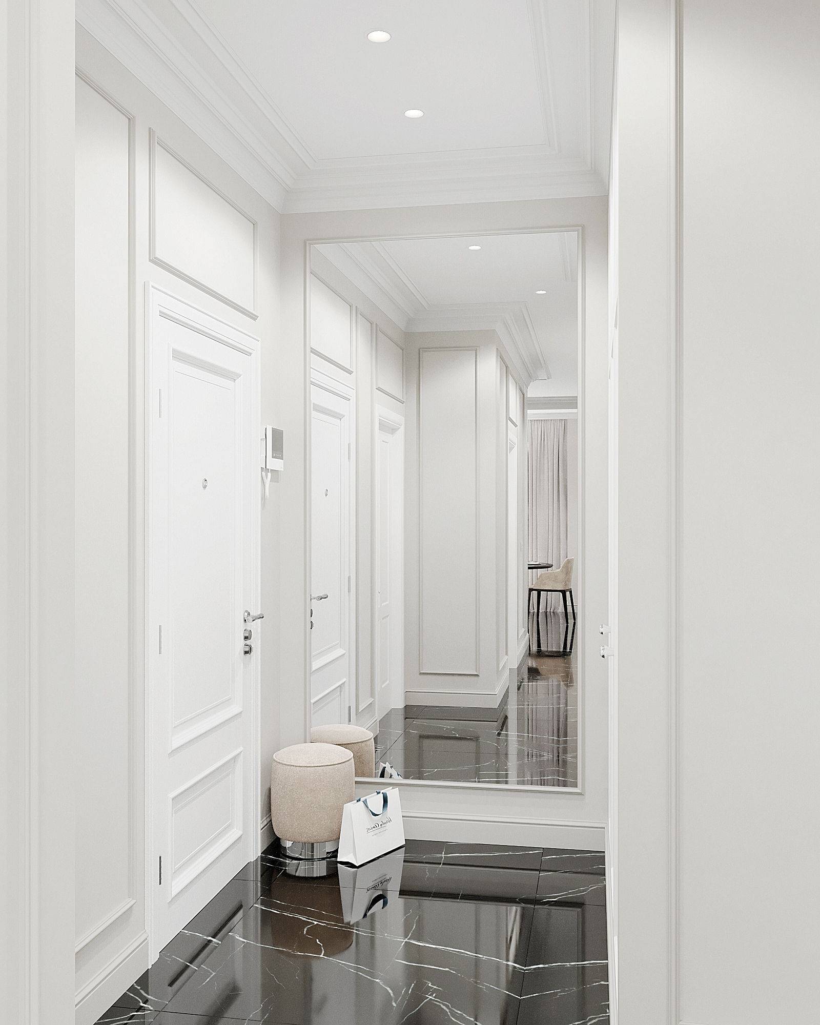 Kitchen living room visualization-9