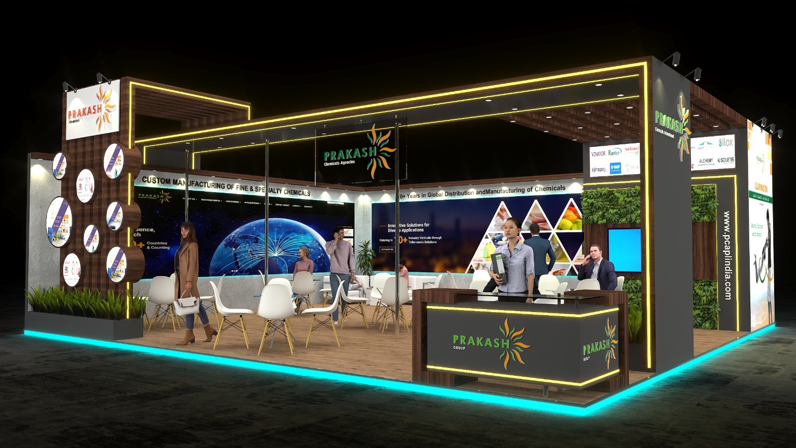 Prakash Chemicals Pvt Ltd | 2 side open stand-0