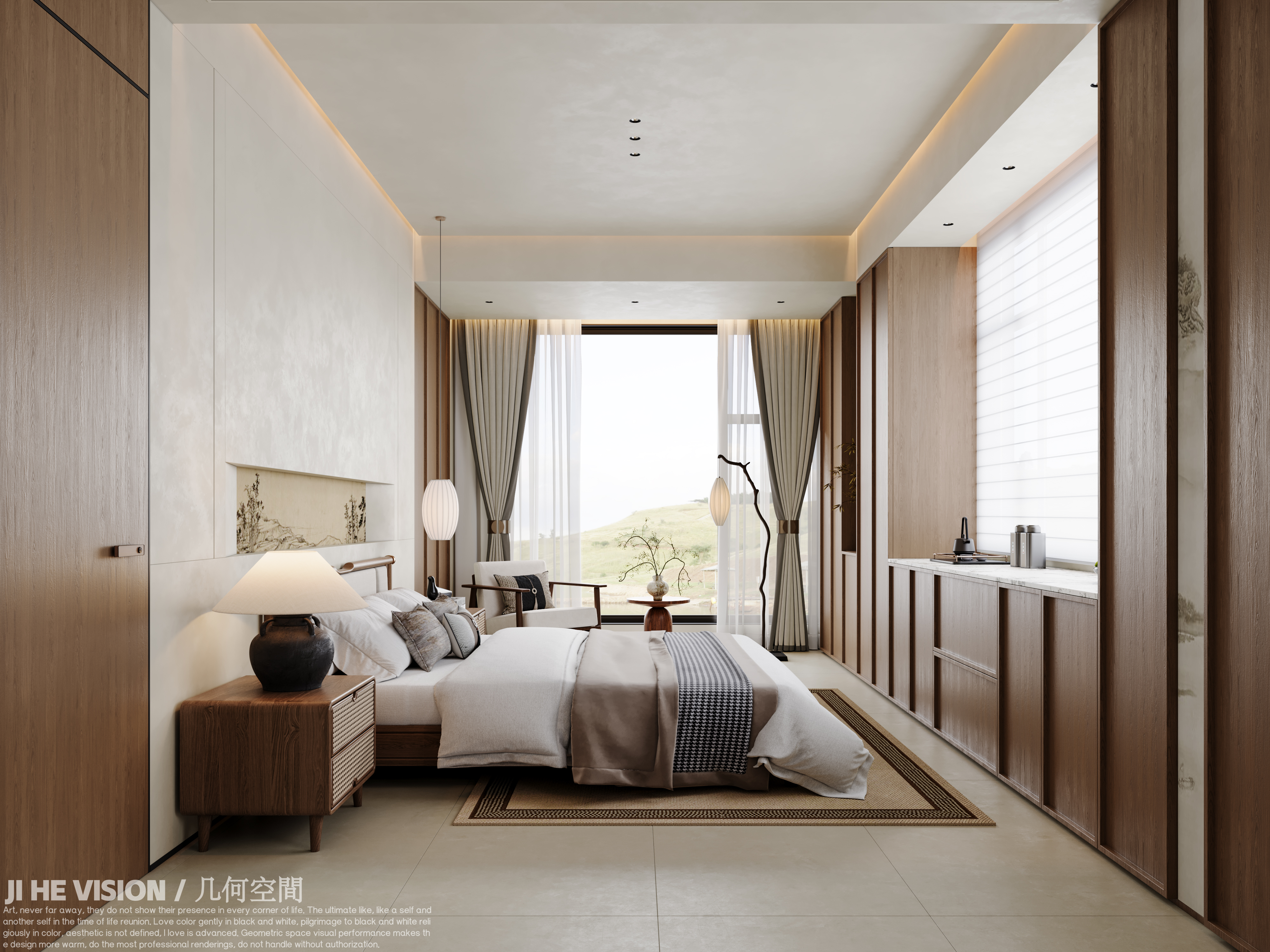 悠然南山别墅宋式美学空间丨几何空间视觉表现-10