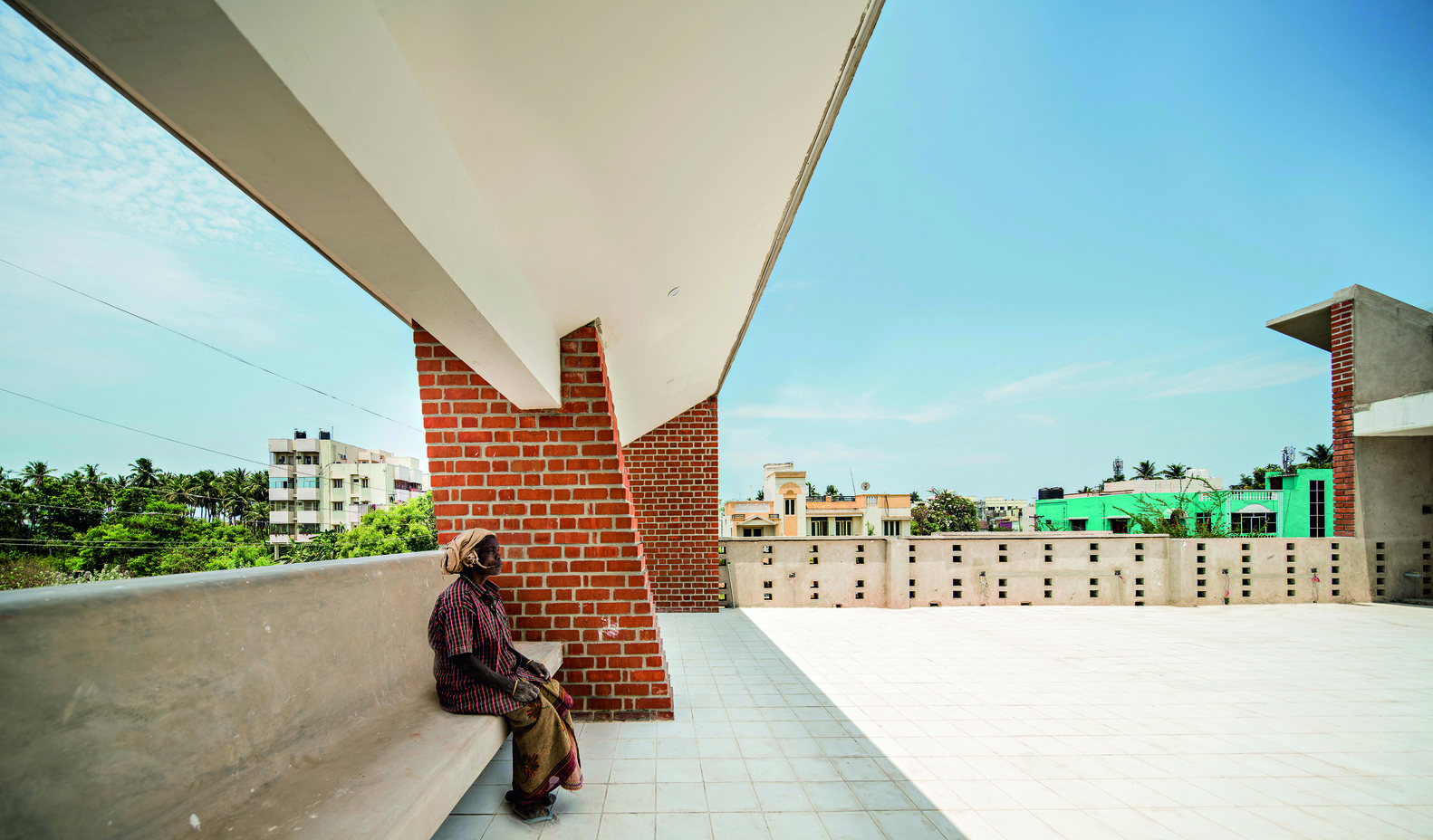 印度 Nandalal Sewa Samithi 图书馆丨Anupama Kundoo Architects-20