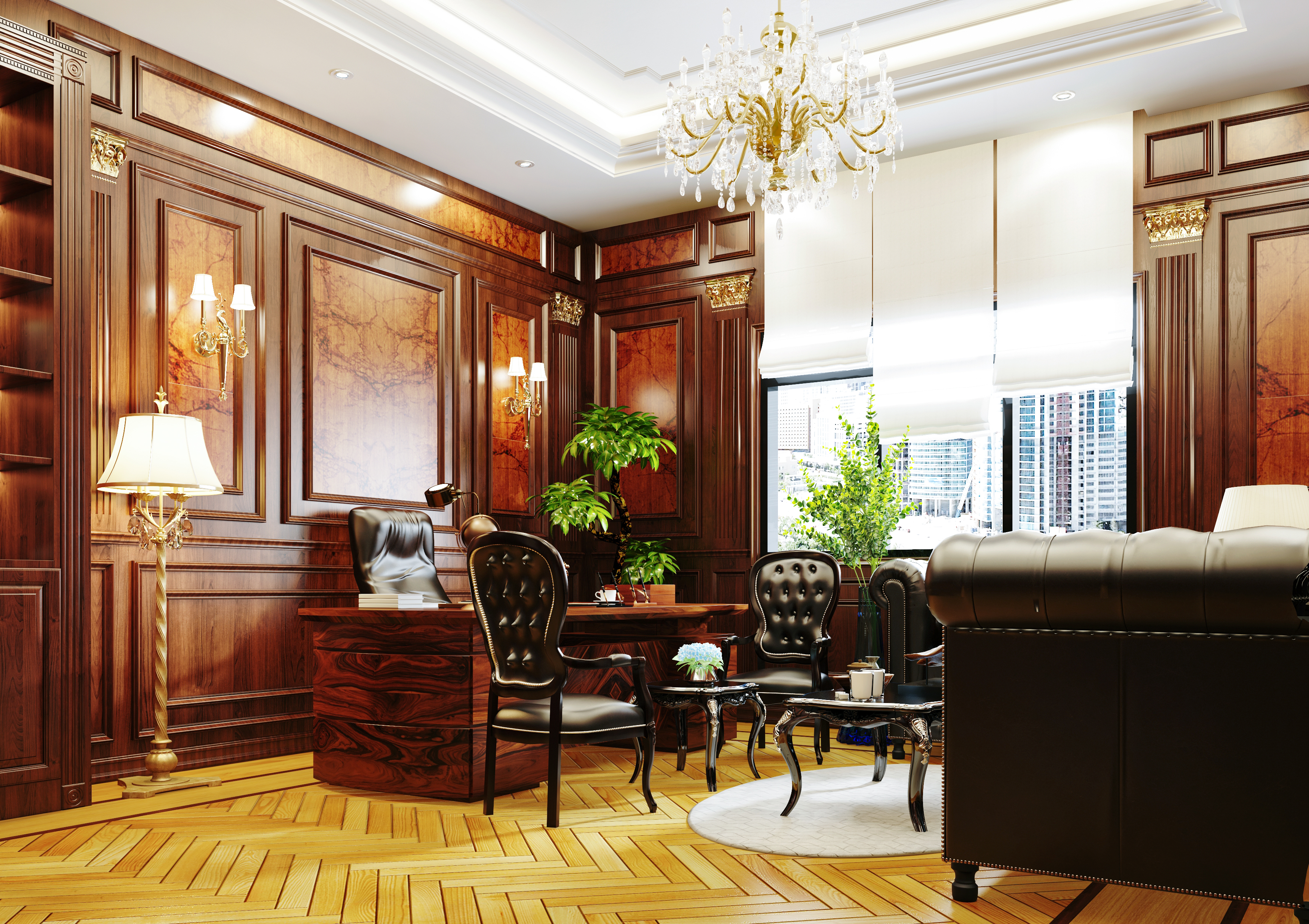 埃及经理会议室经典风格设计-6