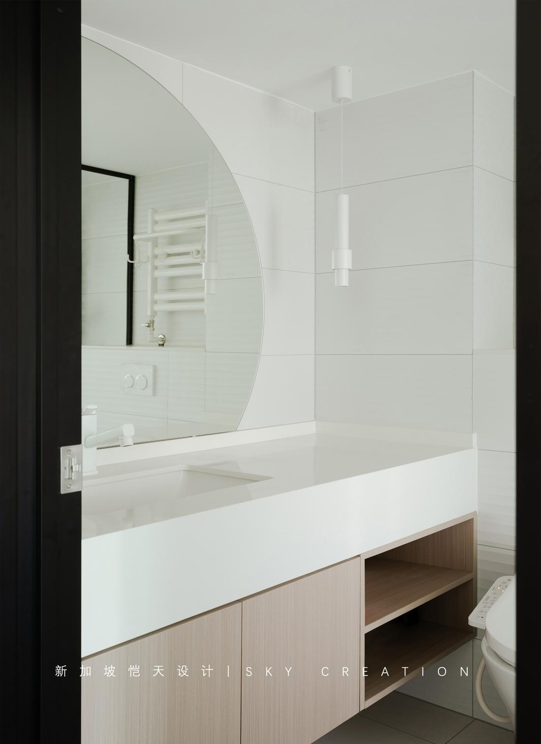 奶油系简约风独居女孩治愈系小家改造-62