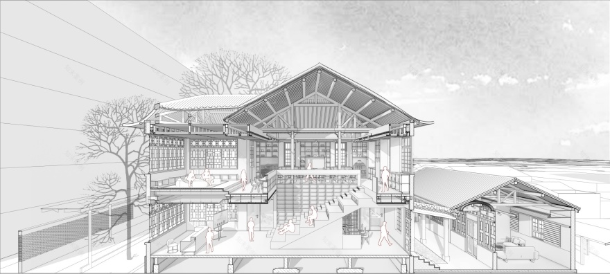 东南大学沙塘园梅庵书院丨李竹,杨梓轩,东南大学建筑设计研究院有限公司综合五院-57