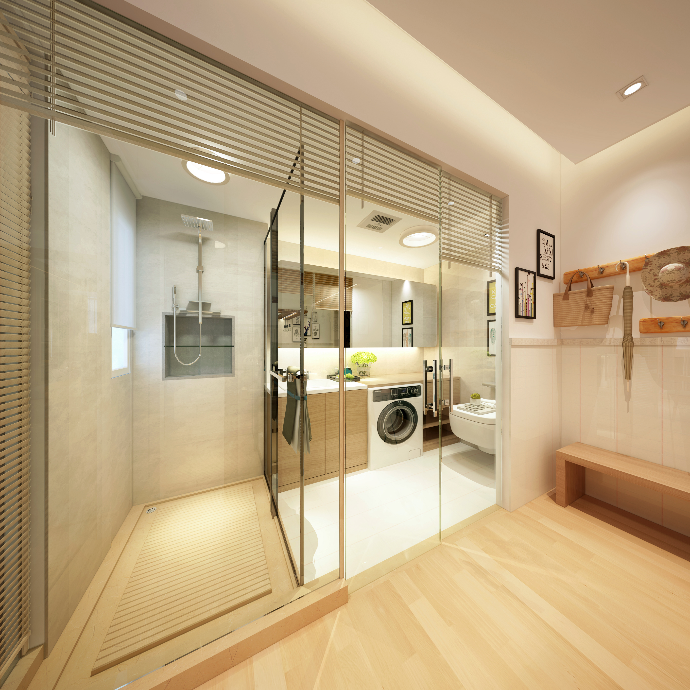 文艺女青年的时尚二手房改造-14