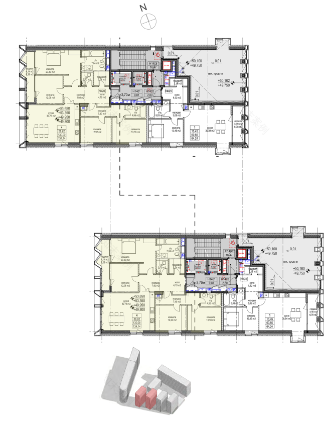 “Дом у причала”(“ЗилАрт”住宅综合体部分地块)丨Сергей Скуратов ARCHITECTS-66