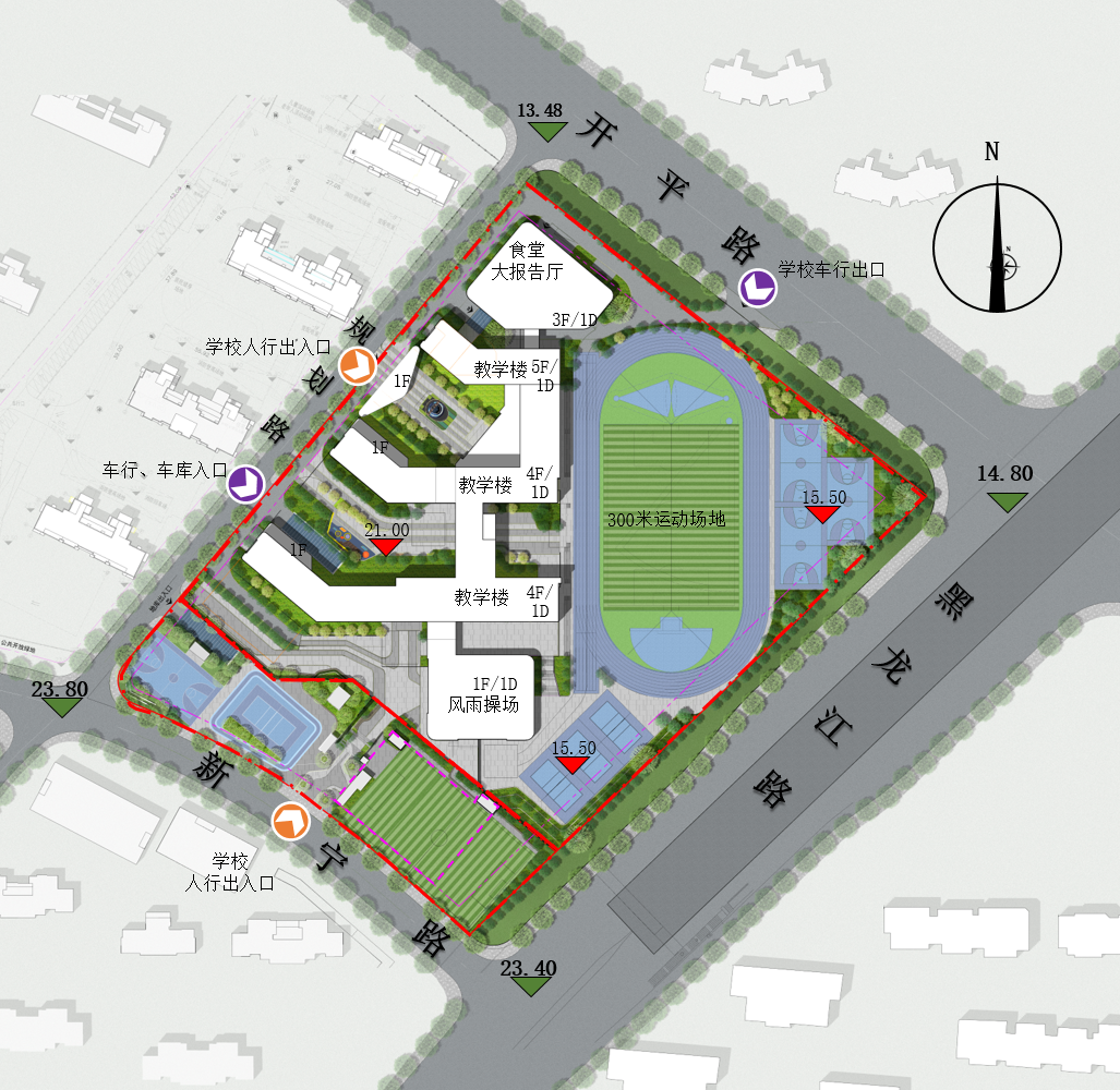 民用院•项目|数字擘画市北教育蓝图，智造铸就创新发展华章——市北中学小学部项目-49