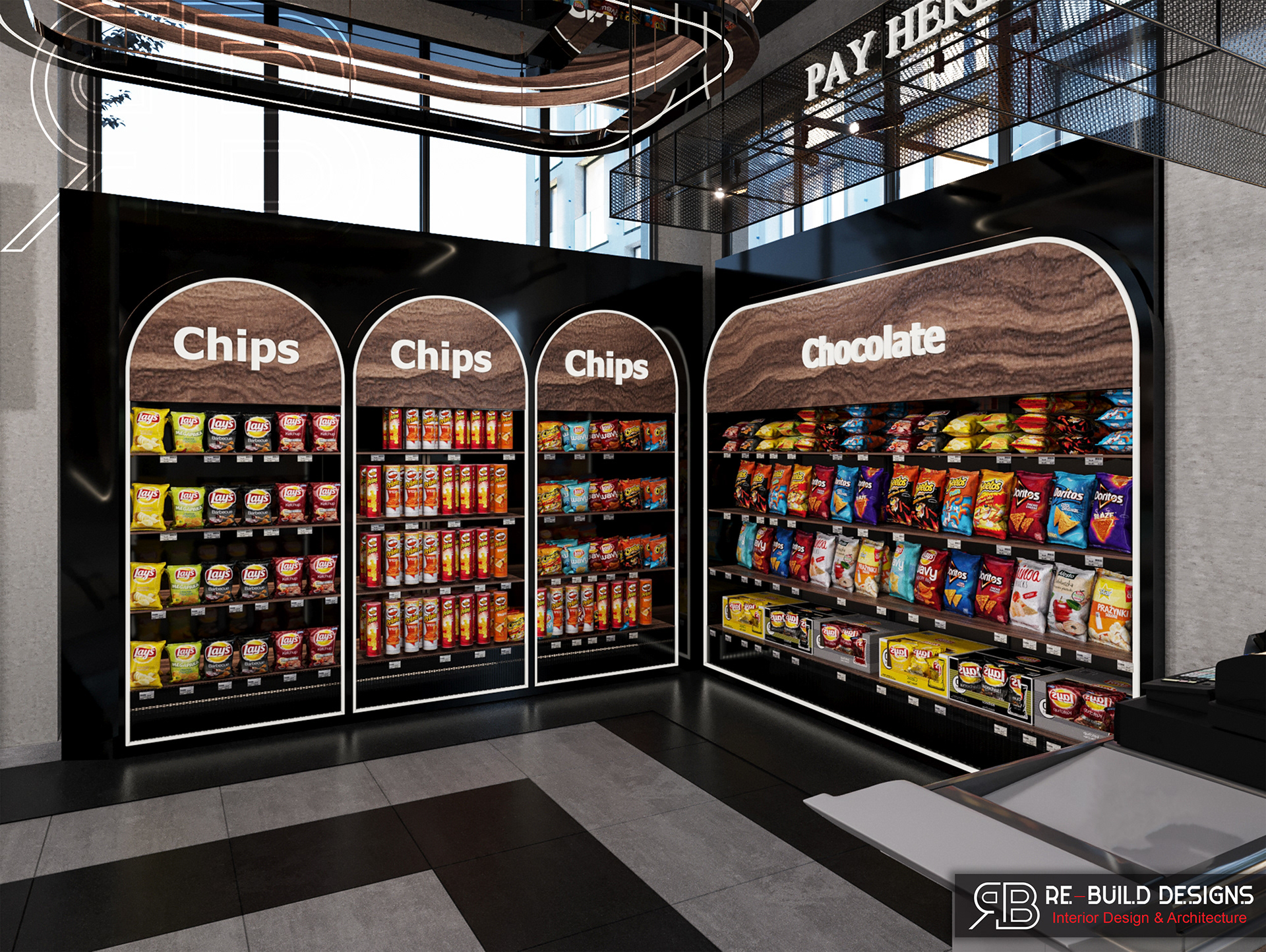 ElAgawany 超市室内设计丨埃及丨ReBuild Designs-18