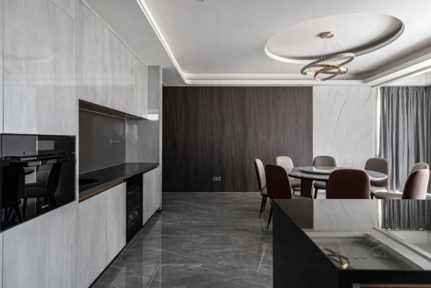 扬子华都现代轻奢风设计丨江阴朗格装饰-2