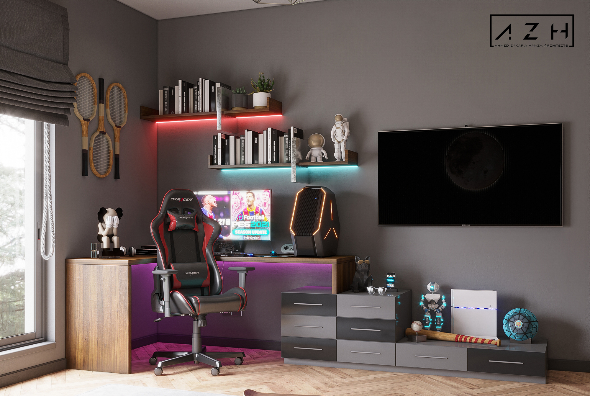 现代卧室设计丨埃及开罗丨Ahmed Zakaria Hamza-20