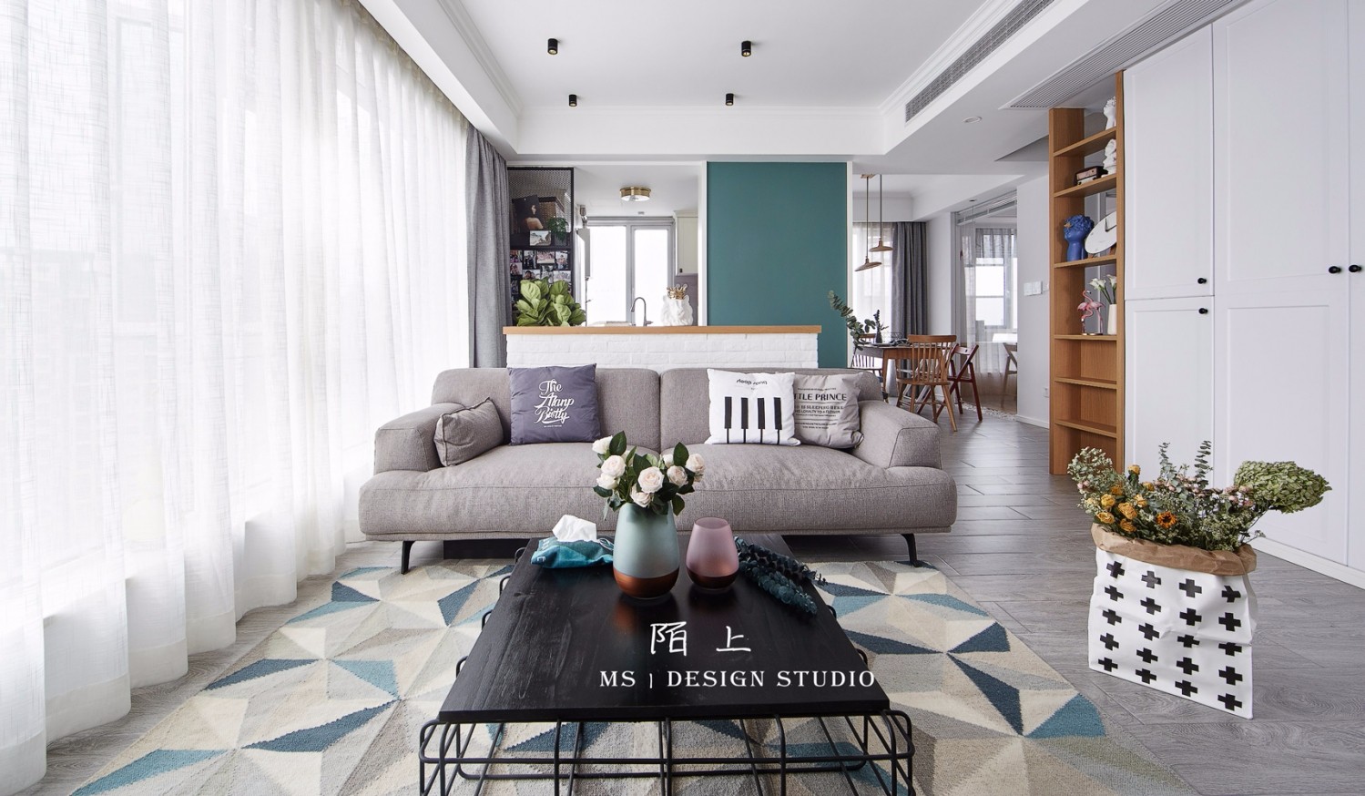 118㎡现代简约住宅  杭州陌上设计事务所-3