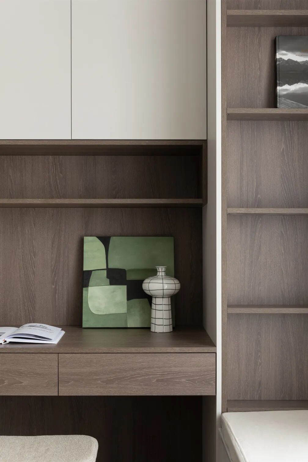 内舍软装丨128㎡现代+中古，细腻刻画时光深处的温柔~-31