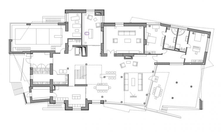 莫斯科 Setun River House 别墅翻新，打造自然与现代化的和谐空间-21