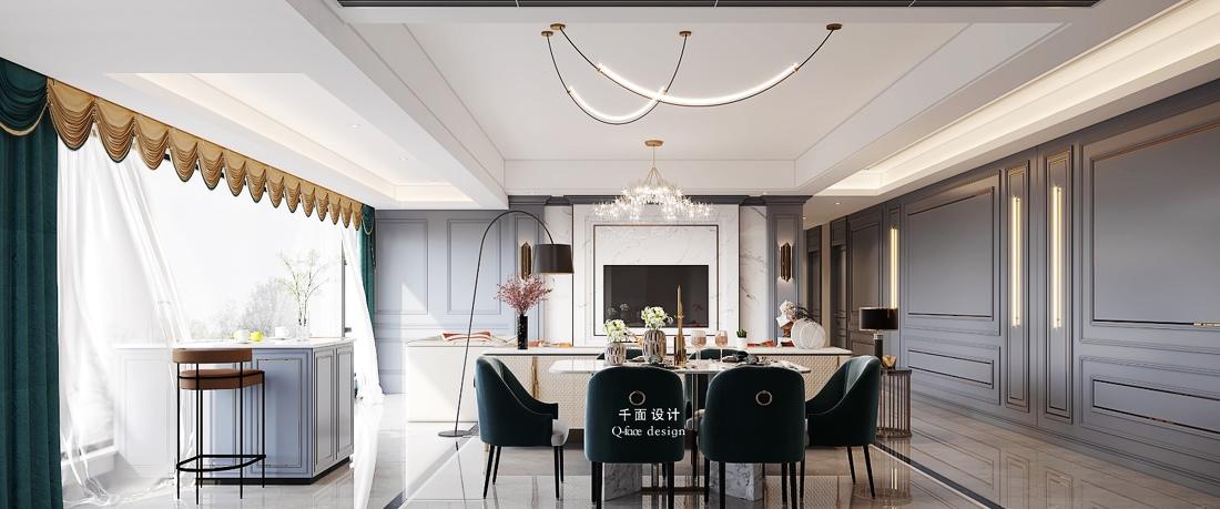 200㎡复式美式轻奢-5