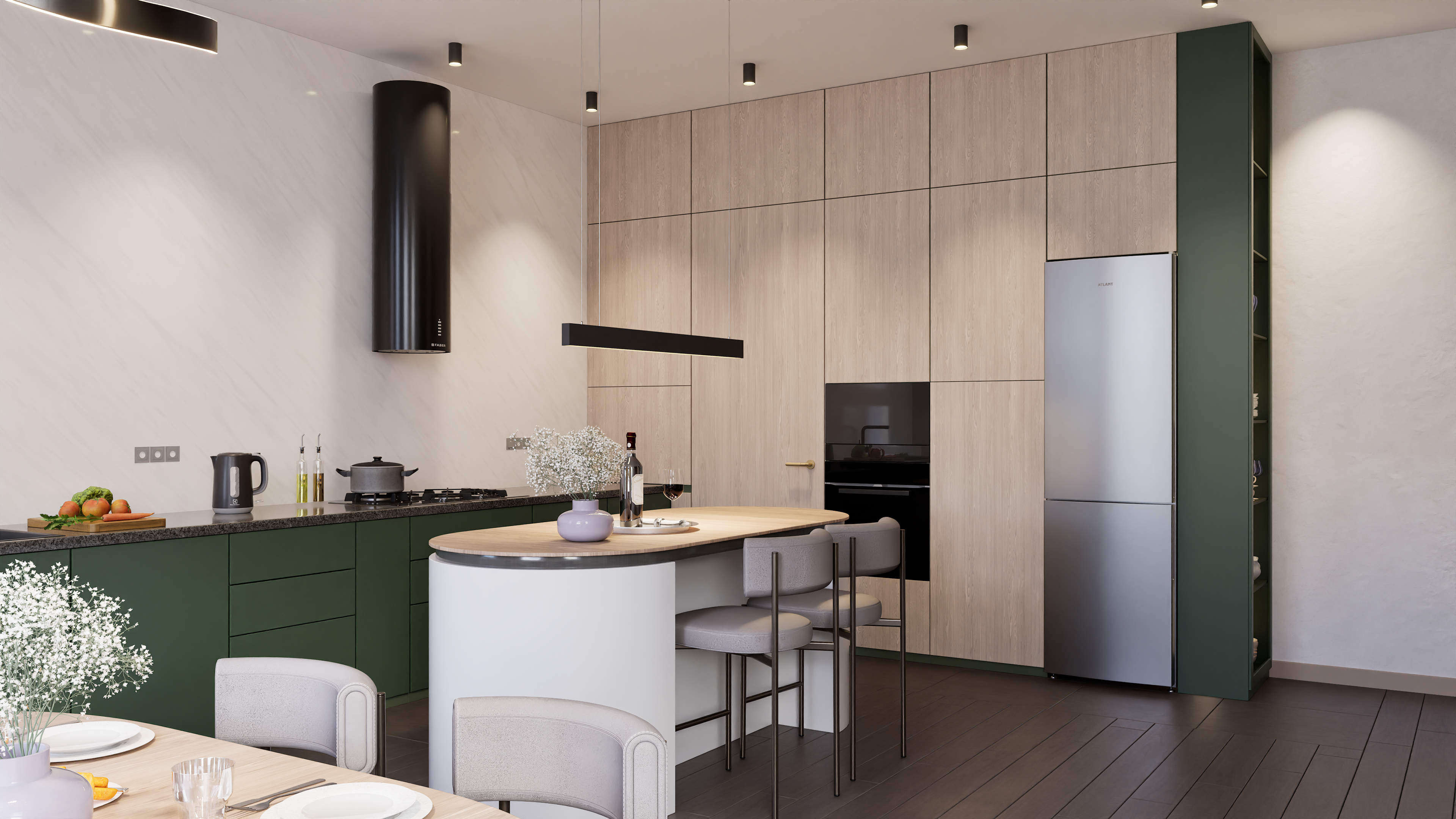 The modern kitchen design-2