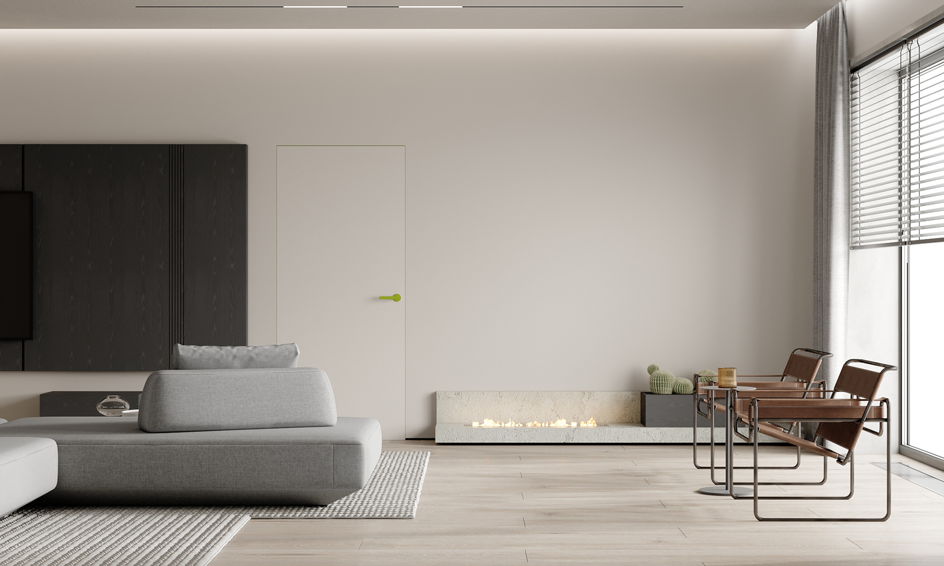 灰色系公寓设计 精致与个性并存-3