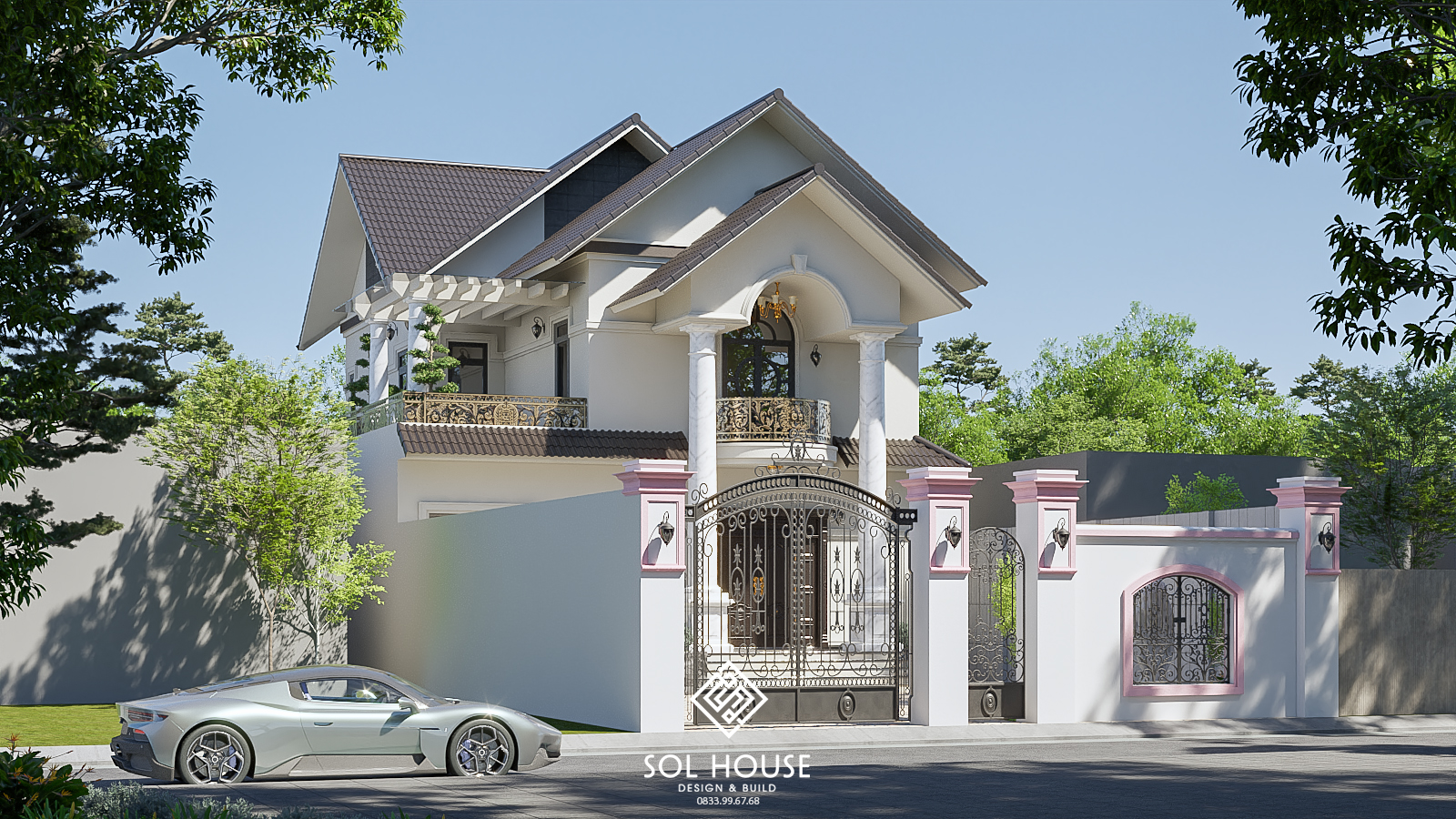 欧式别墅建筑丨SOL HOUSE（Ha Dung's team）-2