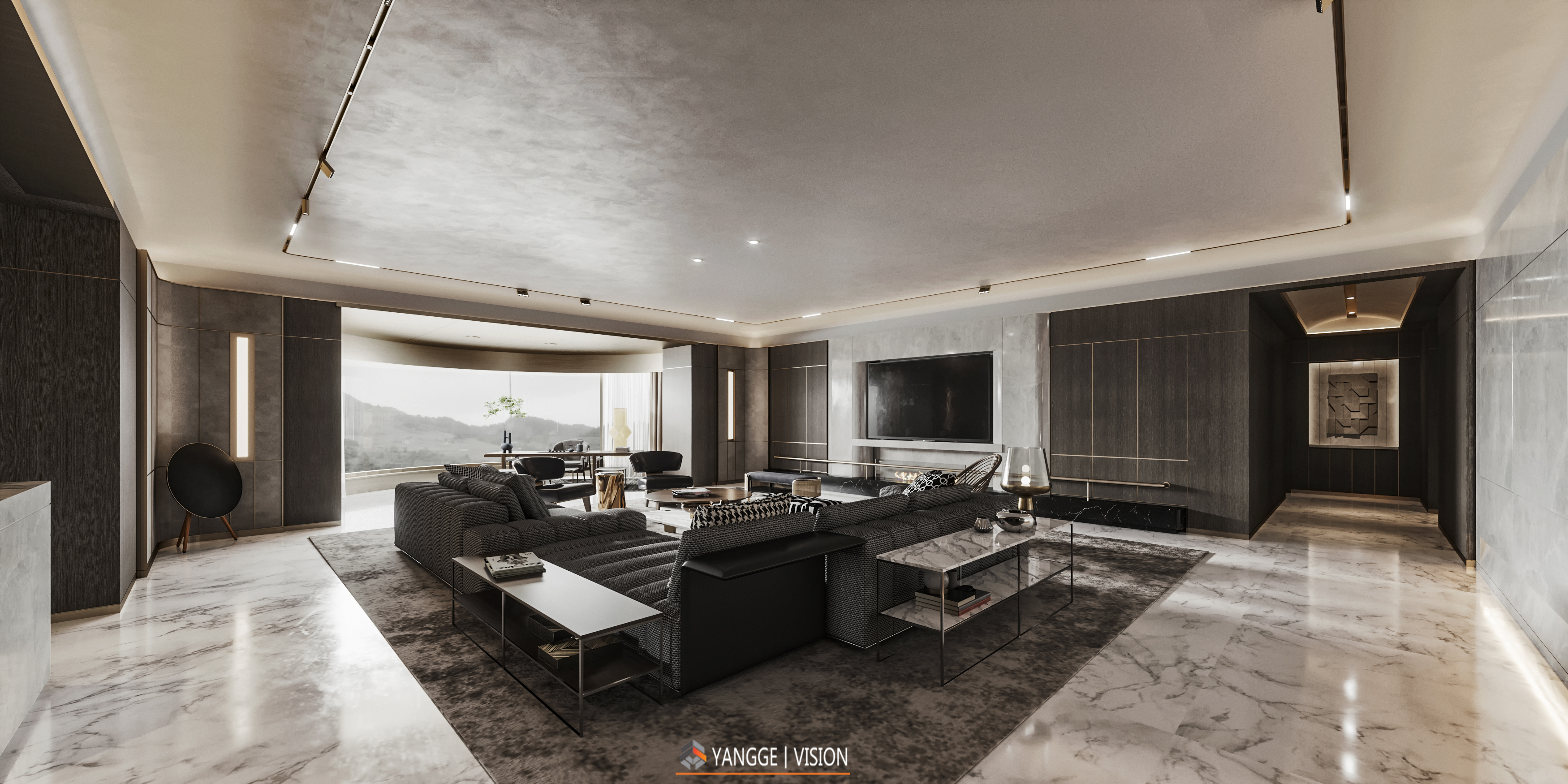 大平层空间设计典范 | PSCC 的两个方案-13