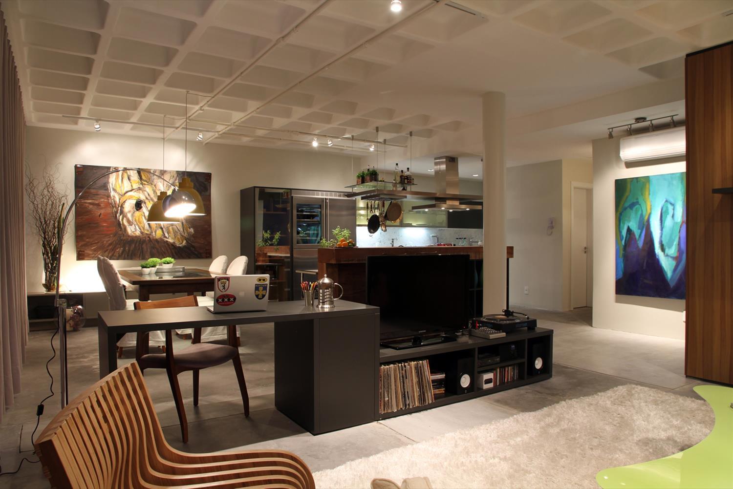 巴西现代风格公寓设计-1