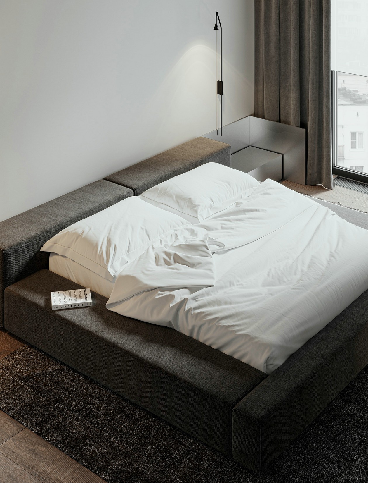 黑色系住宅设计  这也太高级了吧！-15