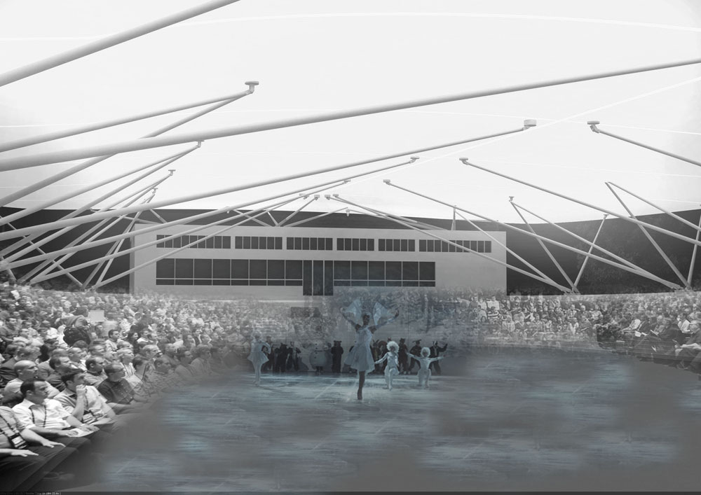 Zastřešení zimního stadionu, ostrov Štvanice | Klára Švecová-28