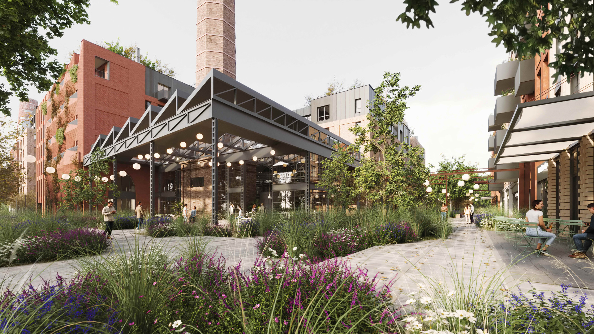 原利霍瓦尔厂区改造为新住宅区项目丨捷克丨Studio Black’N Arch-11