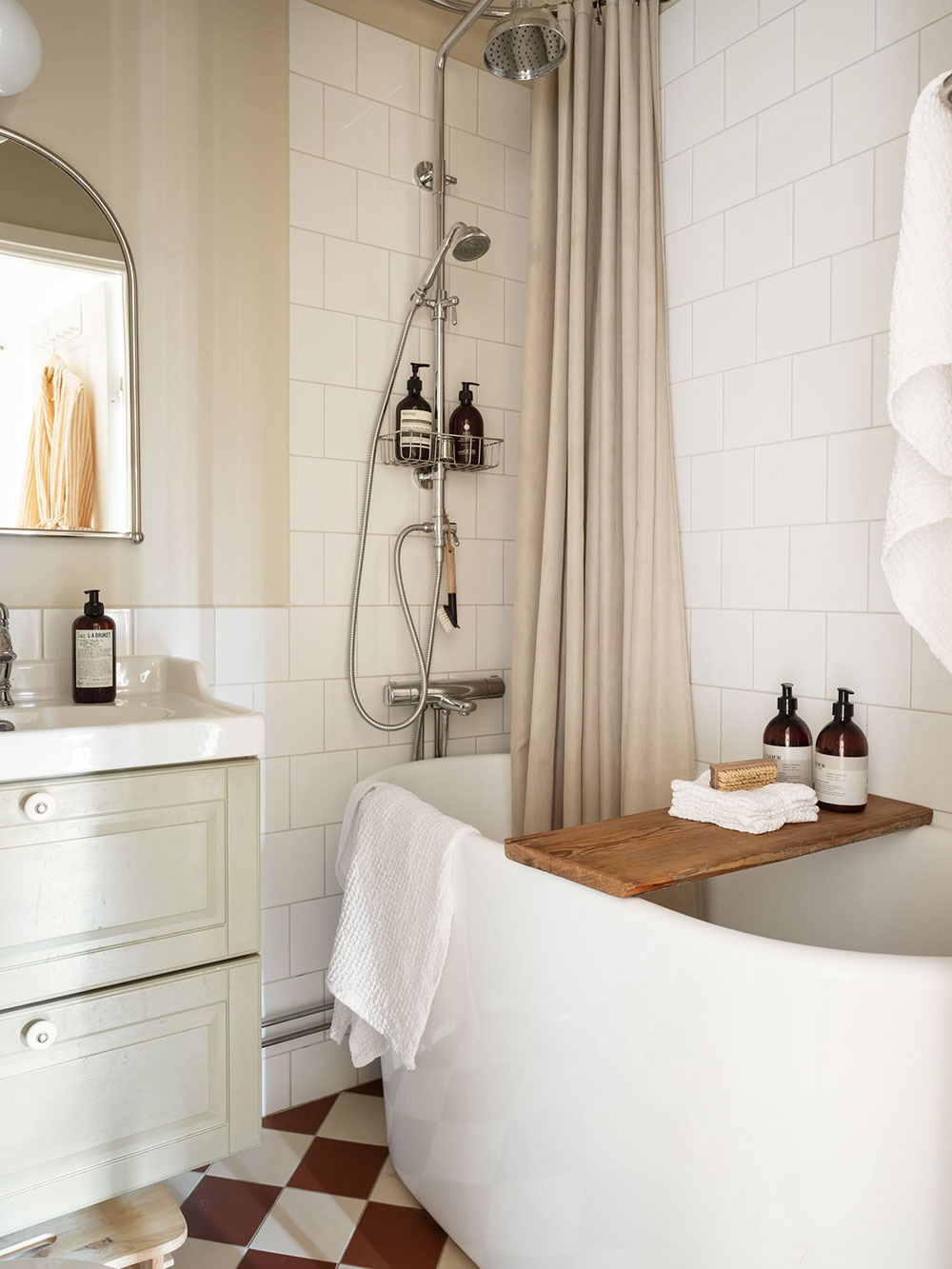 自然与复古 | 斯德哥尔摩温馨公寓设计-23