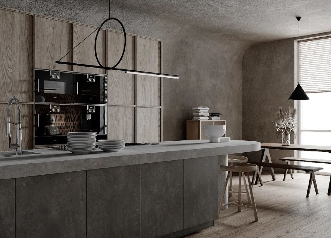 侘寂美学住宅设计，乌克兰基辅 Buddha House 打造温馨前卫空间-33