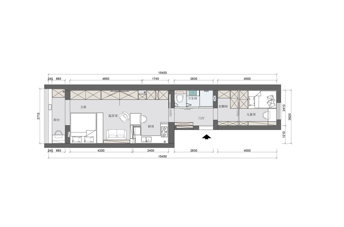 老学区房翻新记 · 一家四口的功能性宜居空间丨设计师团队-5