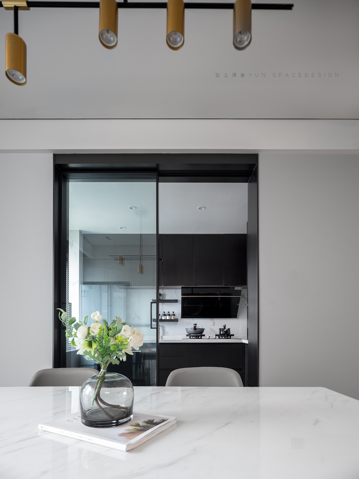 淄博紫薇园 199㎡现代轻奢住宅设计 | 品质生活,优雅时尚-48