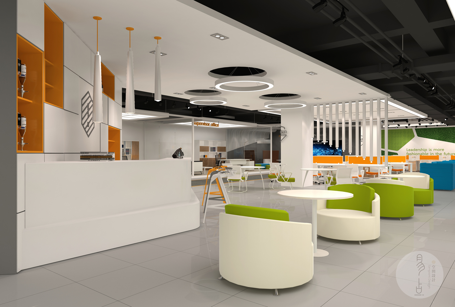 动感办公空间，诠释现代办公理念-5