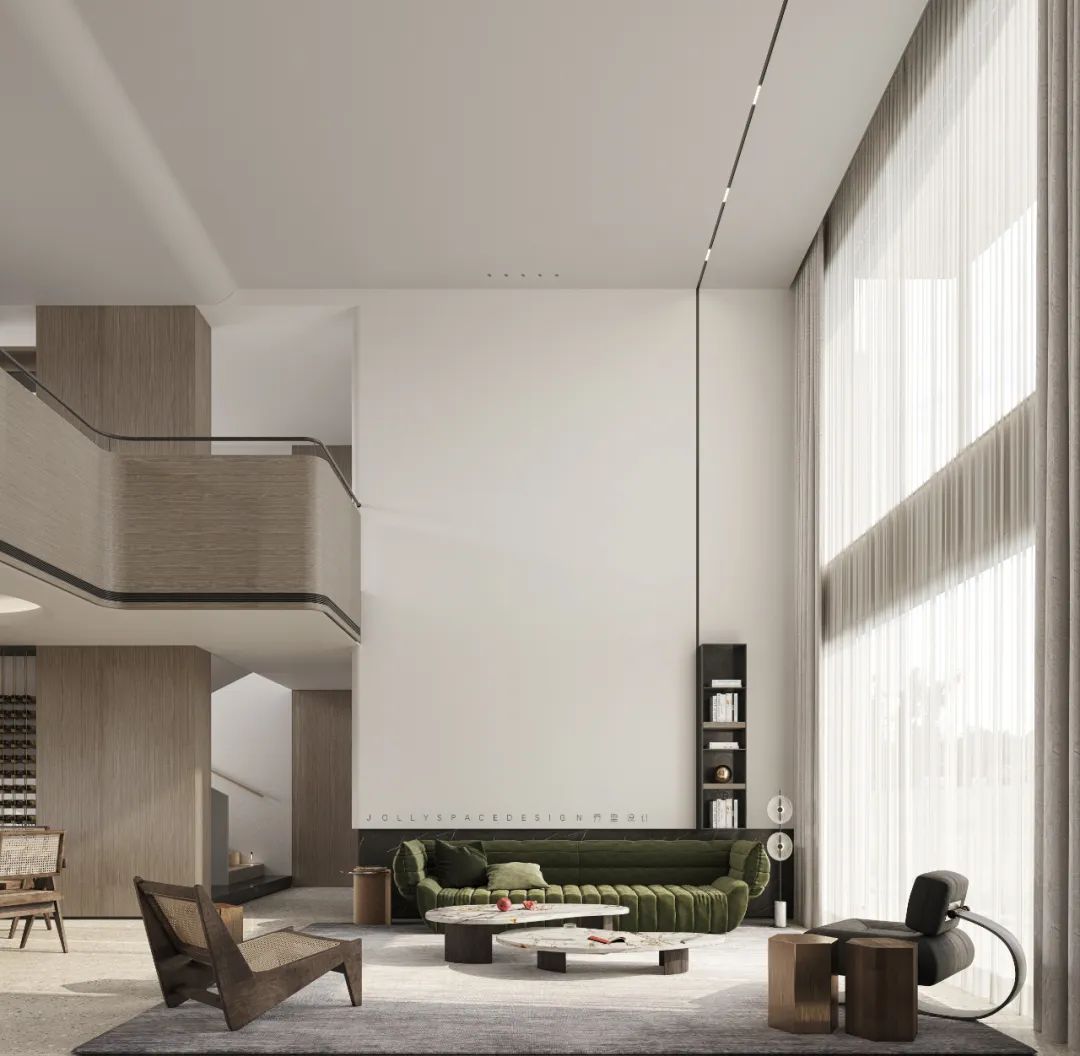 东莞璞邸 | 曲线之美,诠释顶层复式住宅设计-20