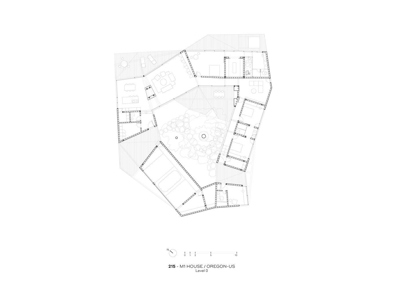 美式环保山居 · M1 House 的木质“浮动”屋顶设计丨美国本德丨FRPO Rodriguez & Oriol-15