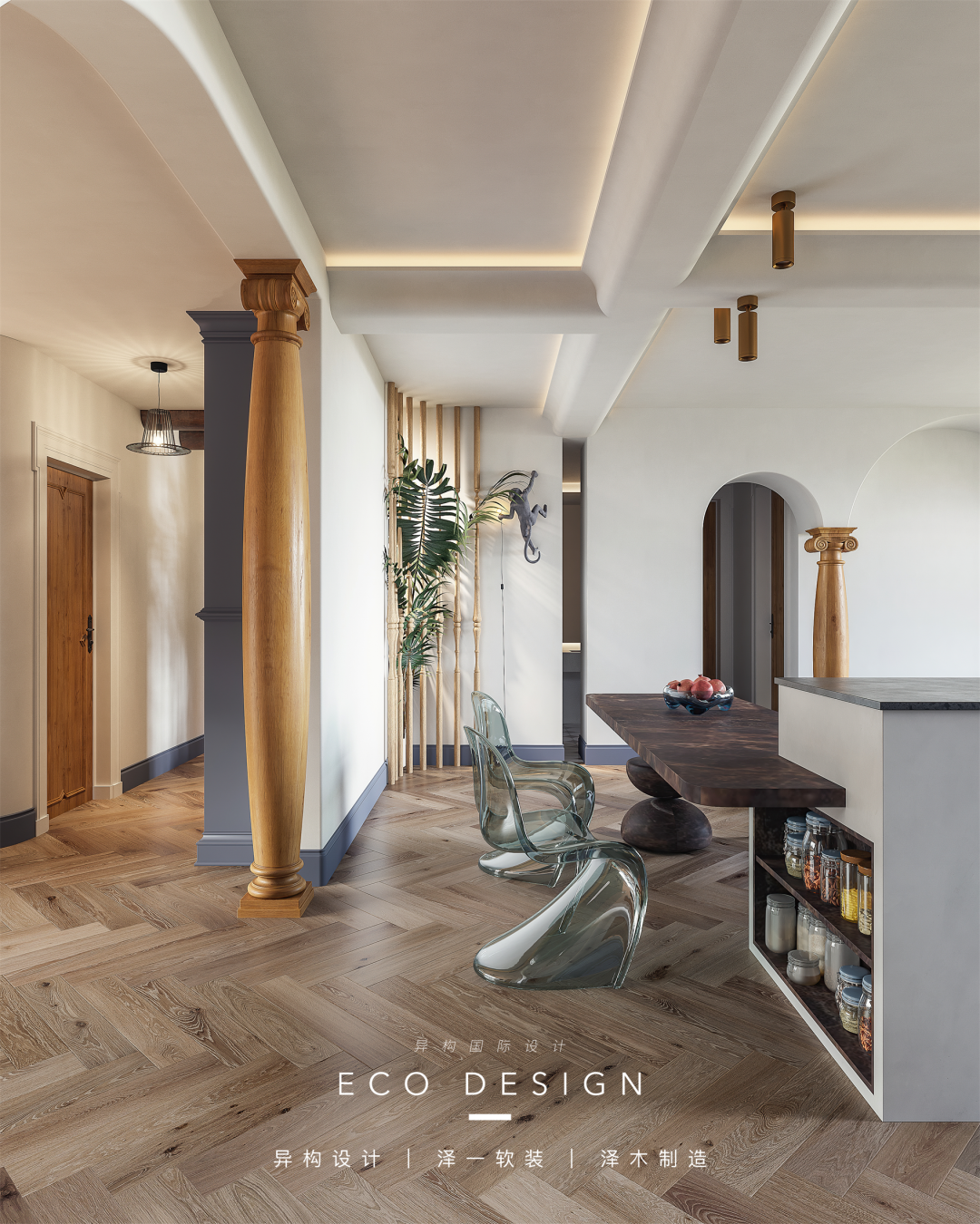 复古南洋风海边度假艺术空间设计丨中国西安丨泽一软装-63