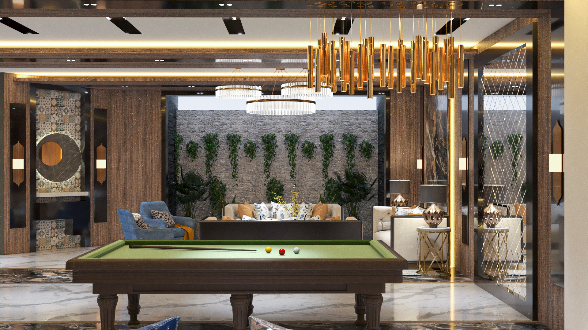 LIVIVNG AREA AND GAME AREA (DUBAI PROJECT)-1