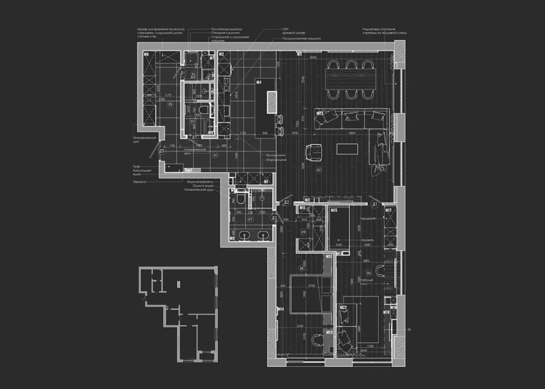 俄罗斯 120㎡原木简约公寓，素雅而精致-5