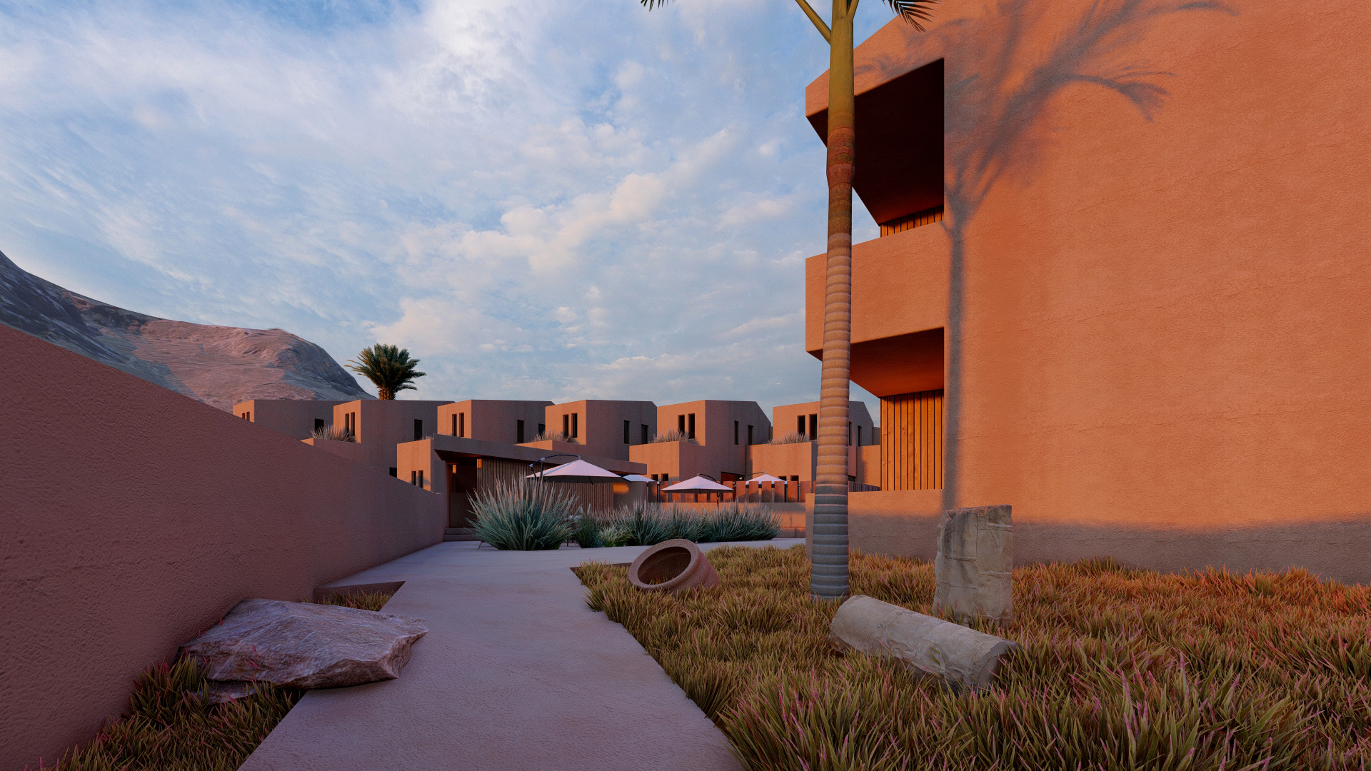 古希腊风情酒店设计-30