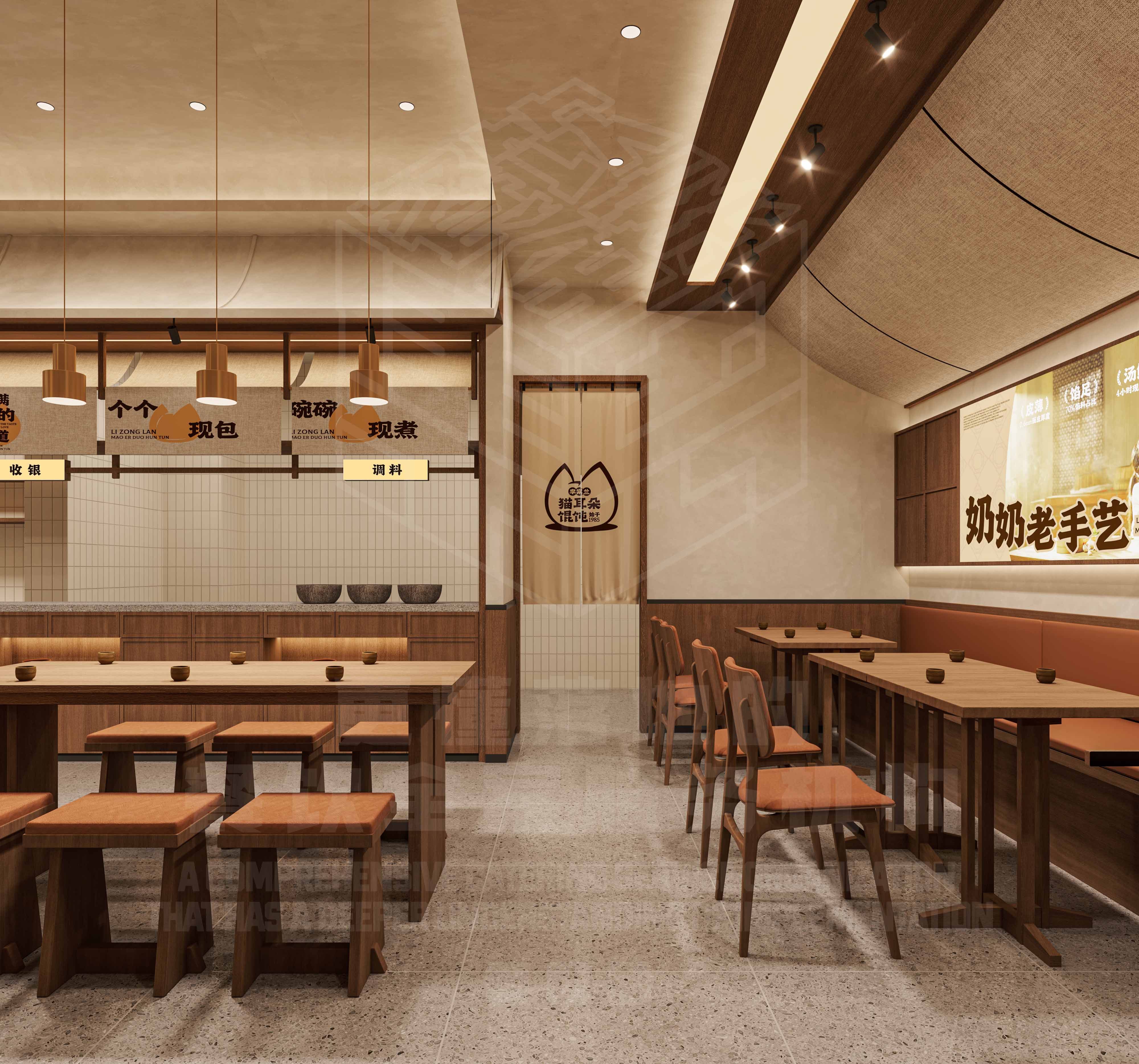 李宗兰 · 猫耳朵馄饨丨中国河南丨集恩餐饮全案设计-9