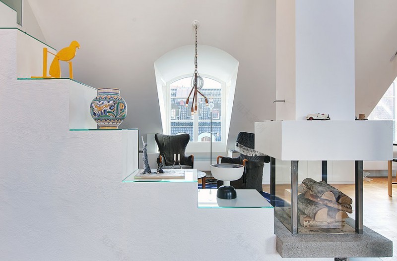 Scandinavian Design Impressive Attic Penthouse in Östermalm, Stockholm-25