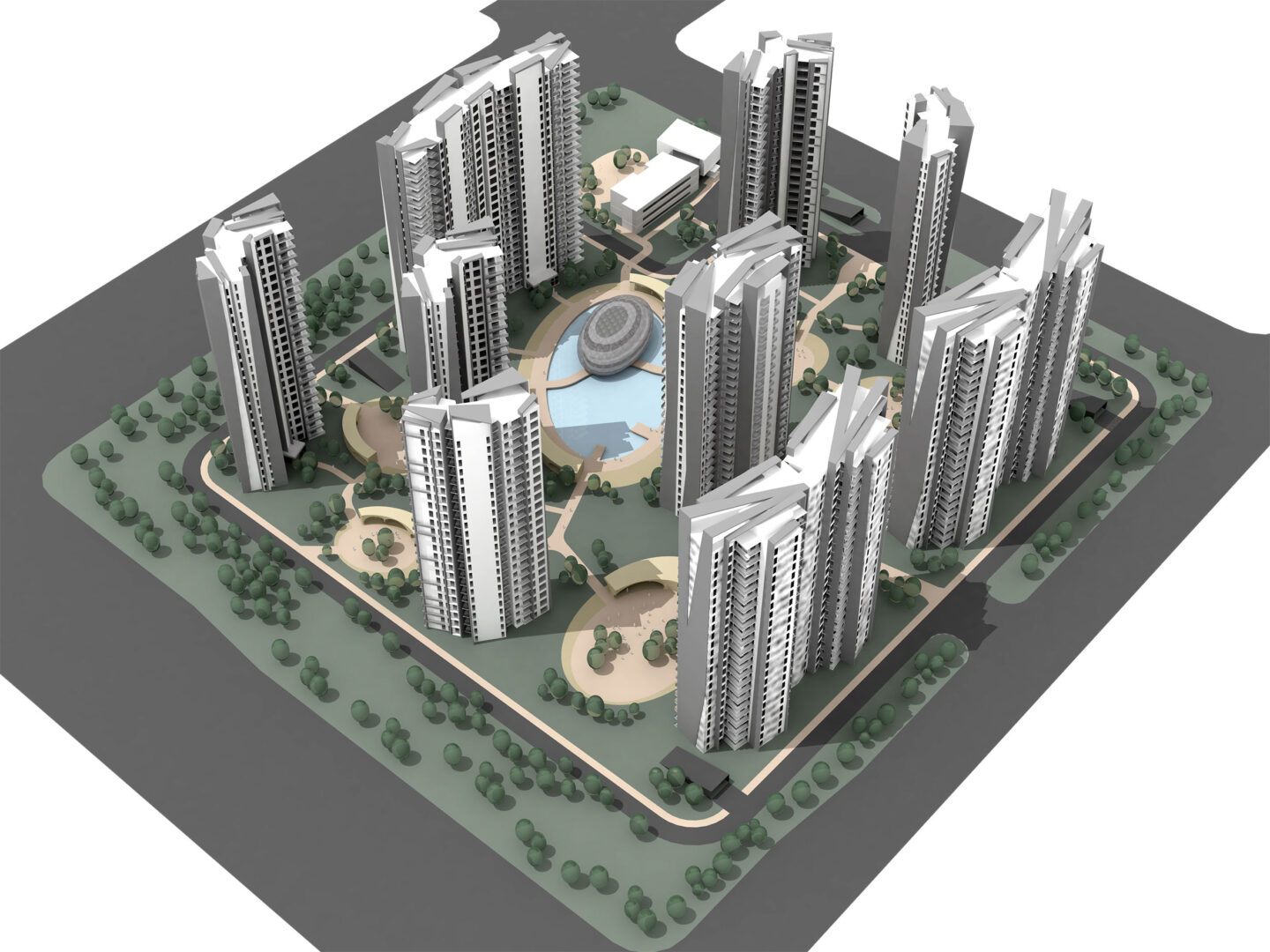 湘湖住宅小区（这里假设Xiang Lake指湘湖，若Xiang有其他所指，需结合具体情况调整） 丨中国浙江丨ARCHIMORPHIC-8